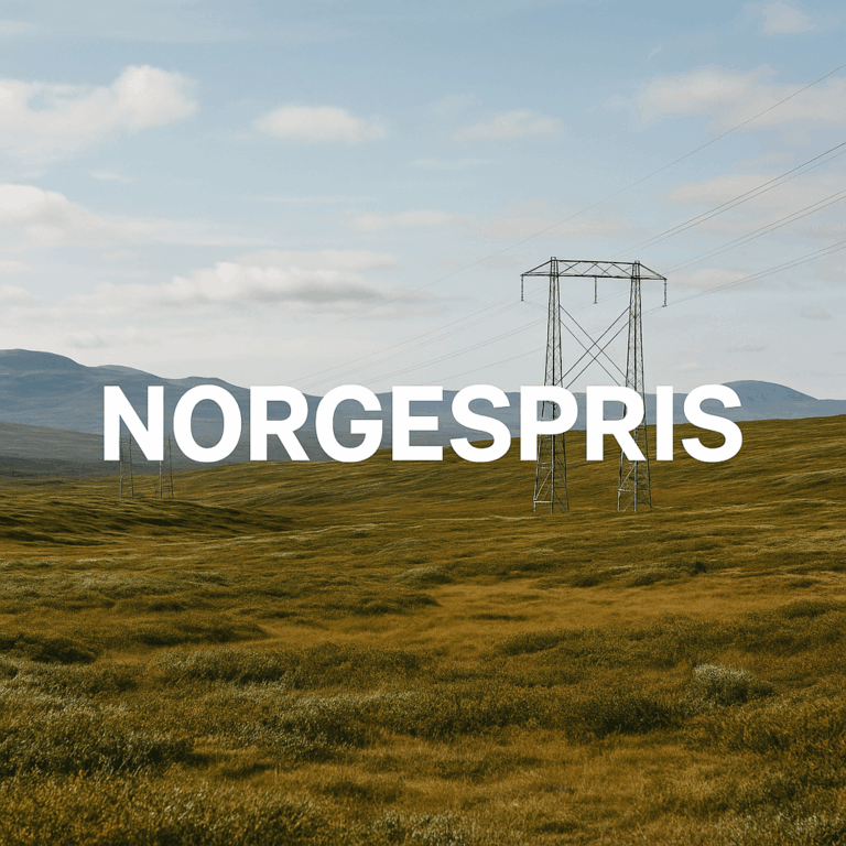 Bilde av Linjer og teksten Norgespris, bildet er AI generert
